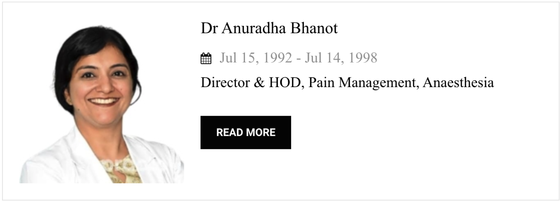 Dr. Anuradha Bhanot