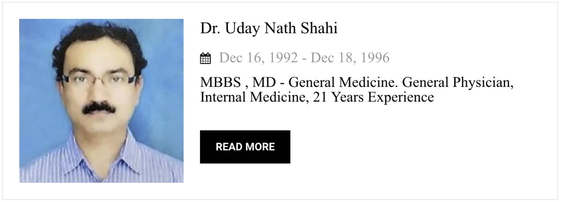 Dr. U.N. Shahi