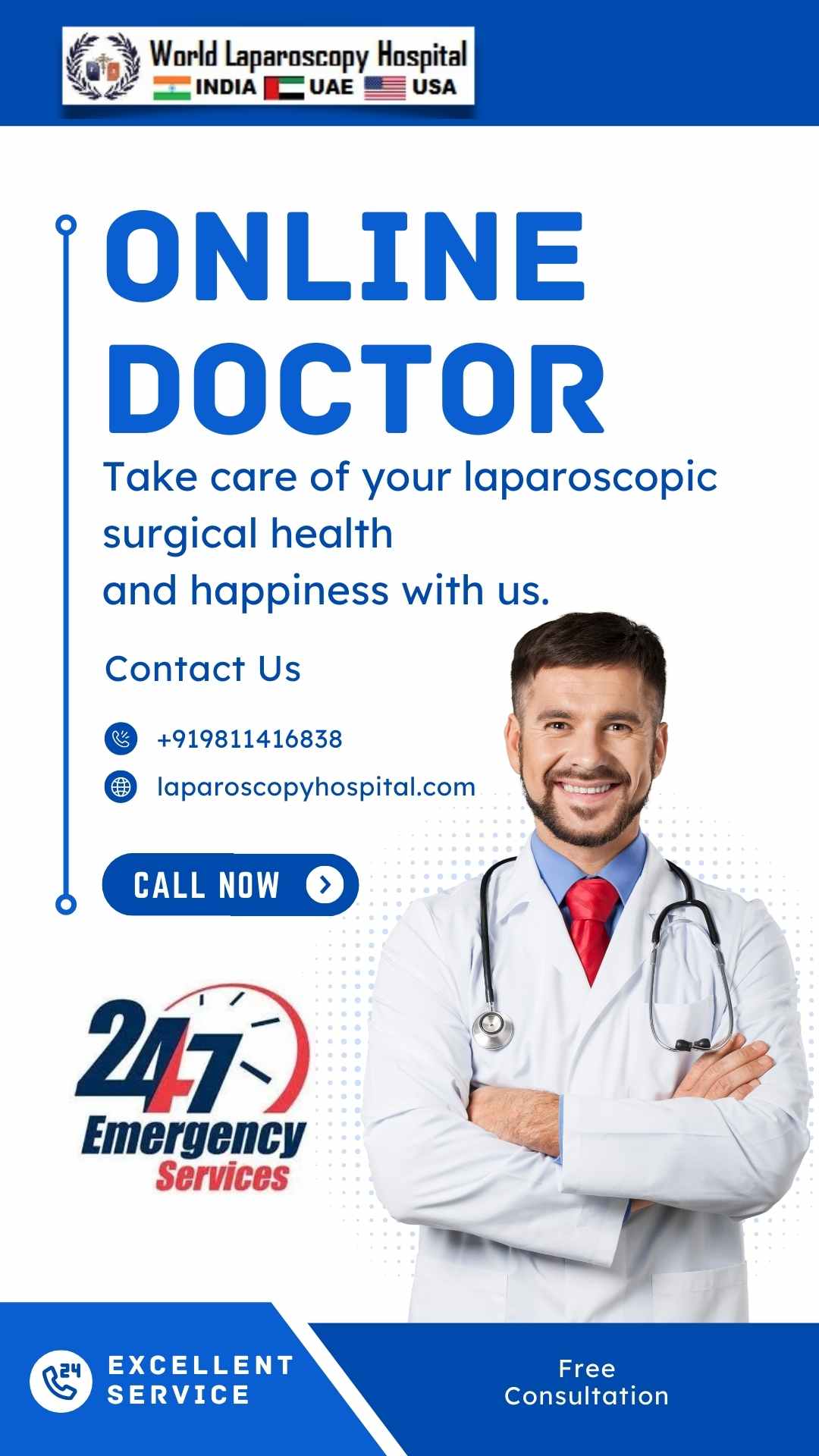 Online Free Medical Advice - Laparoscopic Advice to Patient