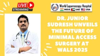 Dr. Junior Sudresh Unveils the Future of Minimal Access Surgery at WALS 2025