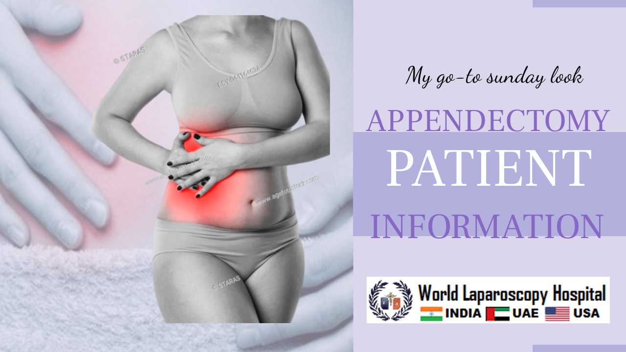 Patient Information Brochure For Laparoscopic Appendectomy Surgery