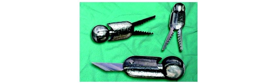 Instruments used by the da Vinci surgical system