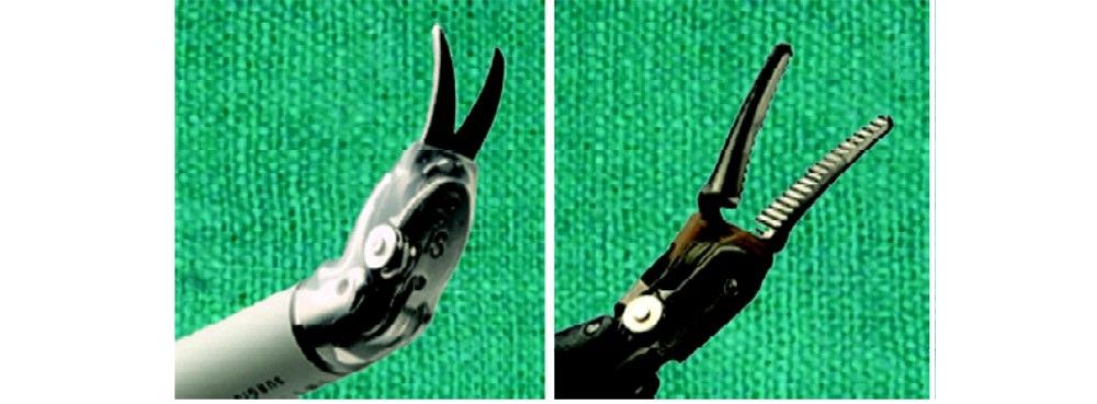 Robotic scissors and bipolar dissector