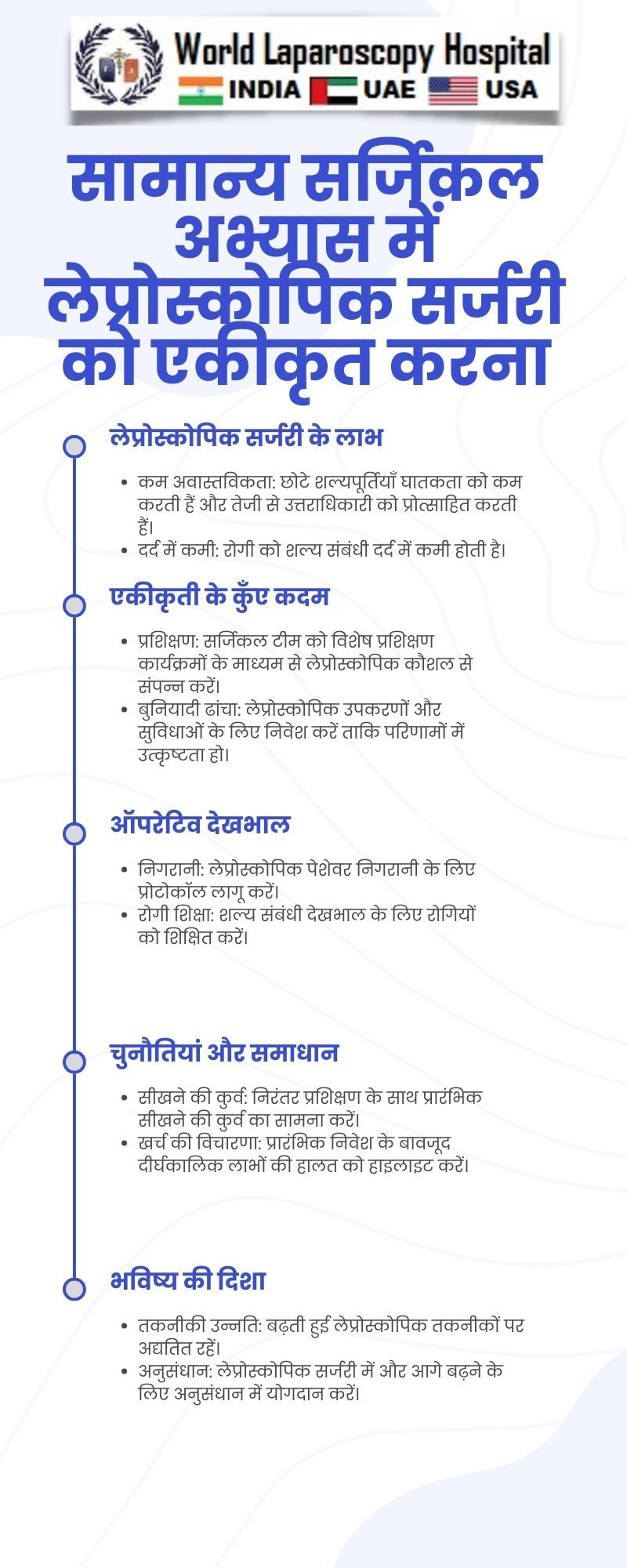 सामान्य सर्जिकल अभ्यास में लेप्रोस्कोपिक सर्जरी को एकीकृत करना