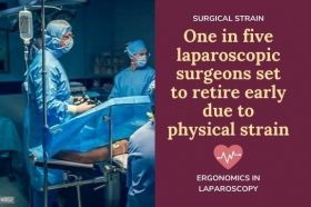 Twenty Percent of laparoscopic surgeons set to retire early due to physical stress