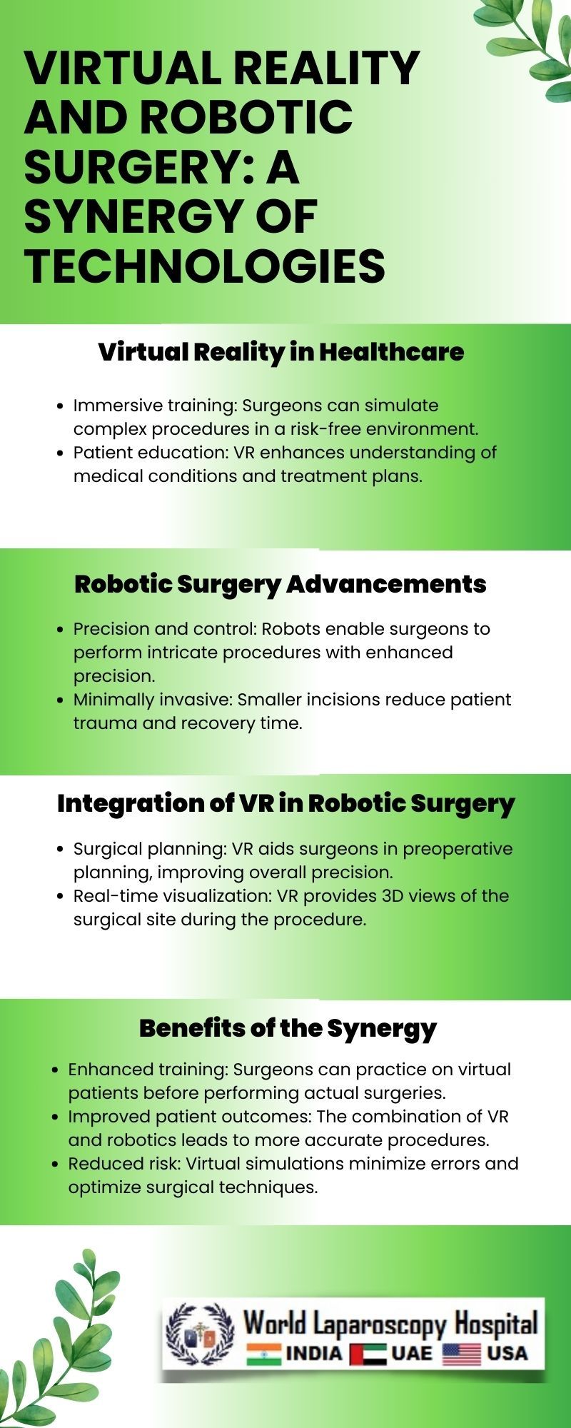 Virtual Reality and Robotic Surgery: A Synergy of Technologies