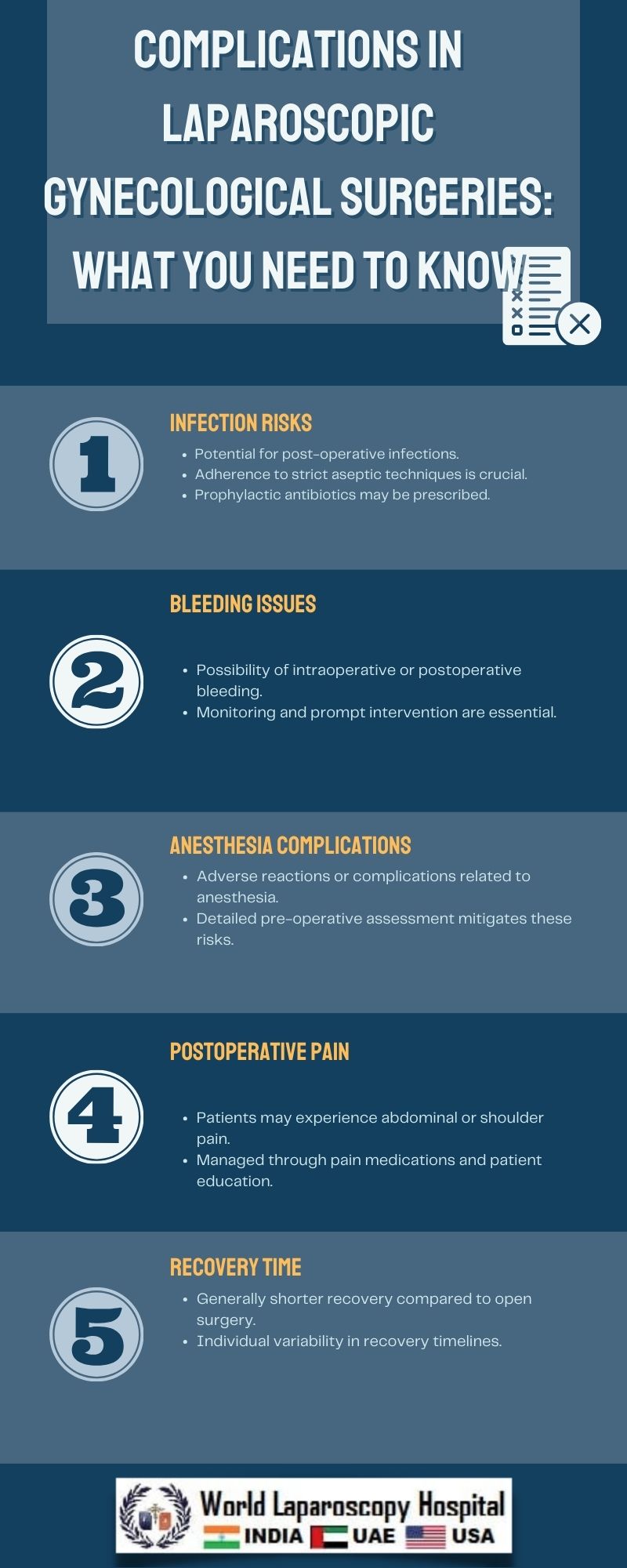 Complications in Laparoscopic Gynecological Surgeries: What You Need to Know