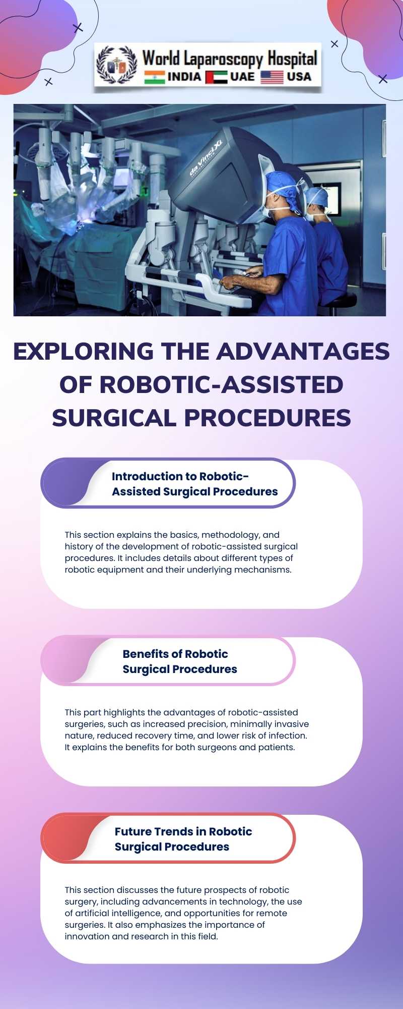 Exploring the Advantages of Robotic-Assisted Surgical Procedures