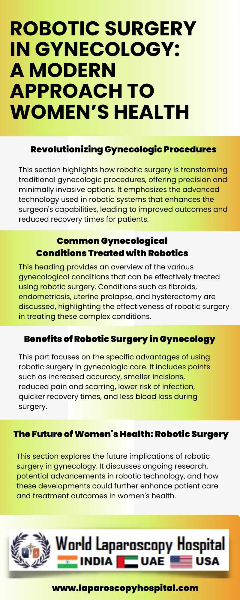 Robotic Surgery in Gynecology: A Modern Approach to Women’s Health